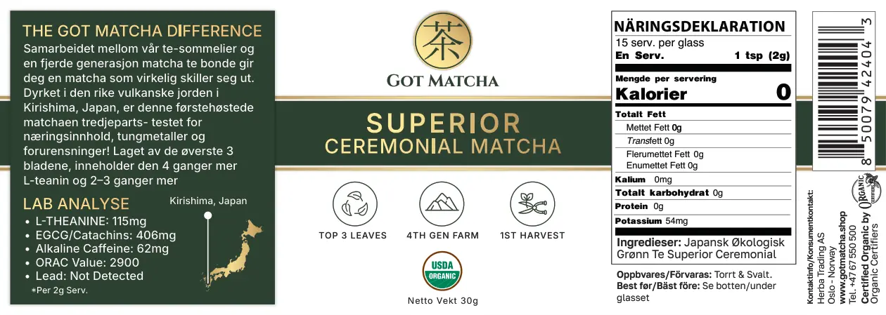 GotMatcha Superior Ceremonial Grade Matcha – Japansk Mesterverk - Image 2