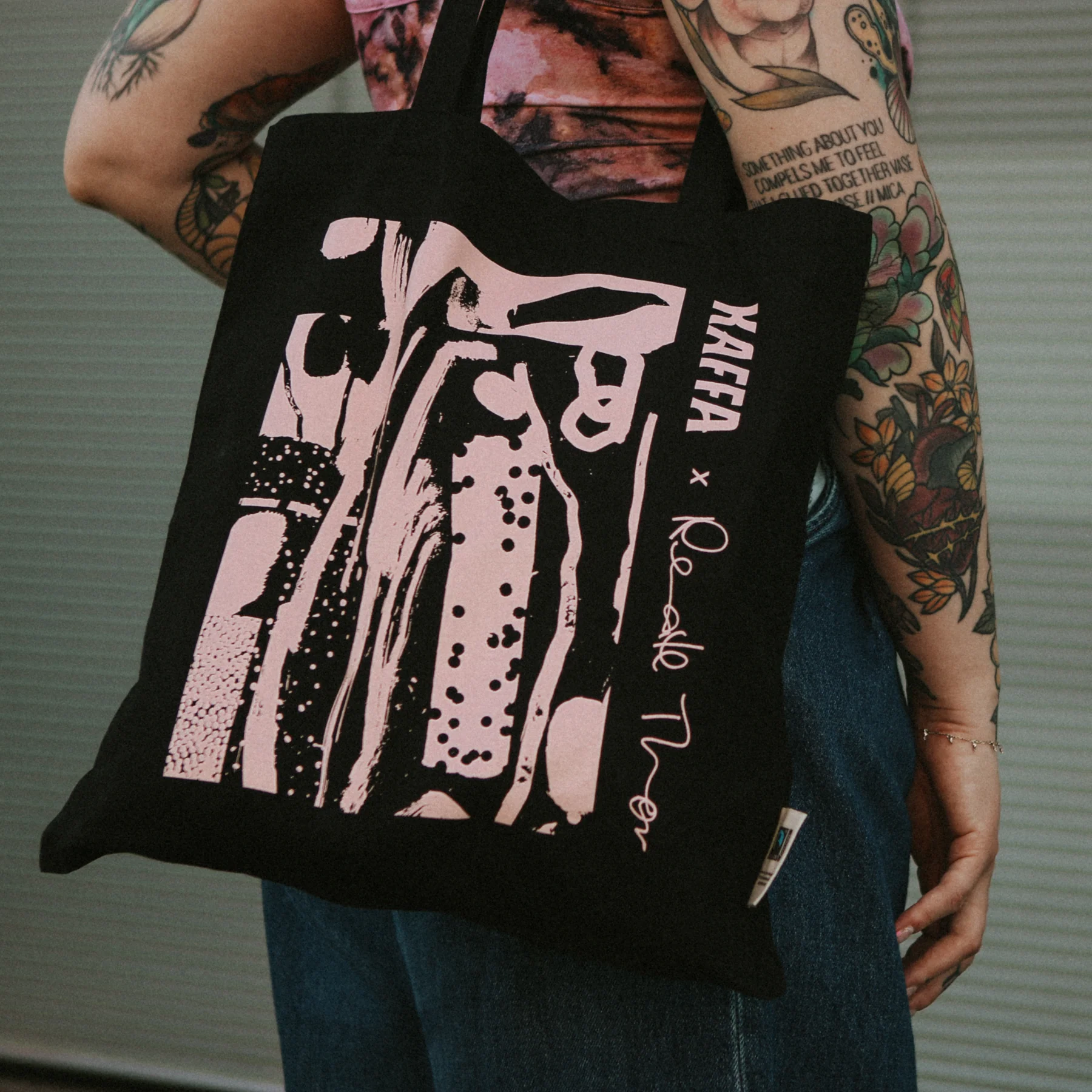 KAFFA x Renate Thor - Handlenett, tote økologisk bomull - Image 2