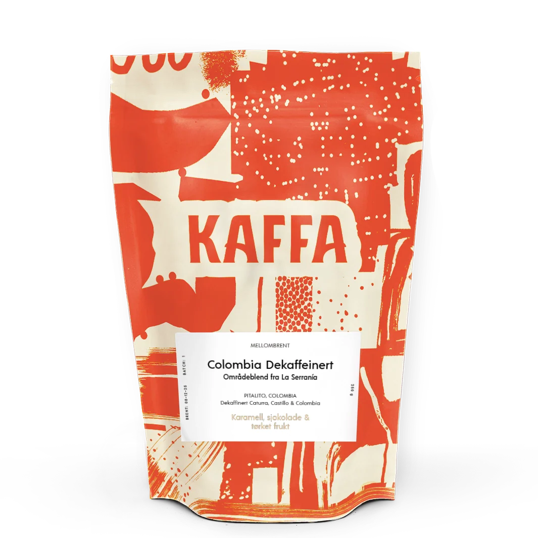 Kaffebønner Colombia La Serrania Dekaffeinert 250g