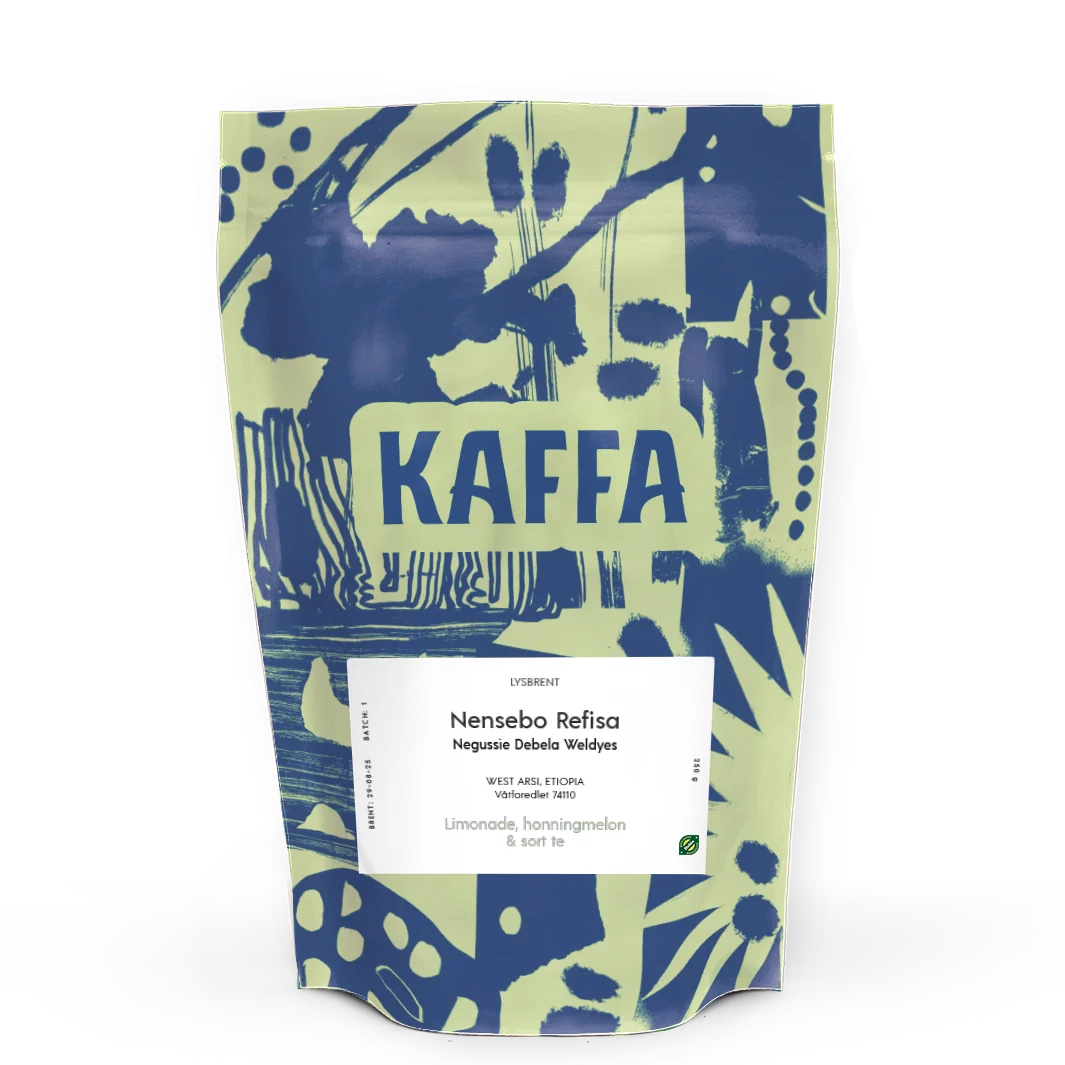 Kaffebønner Etiopia Refisa Nensebo Økologisk