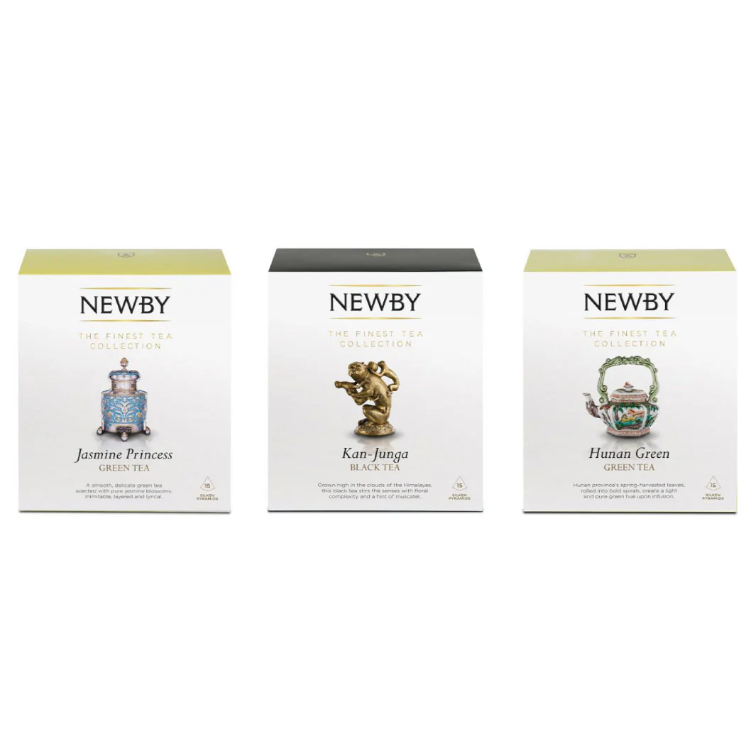 Trippel luksus med de fineste teposer fra Newby